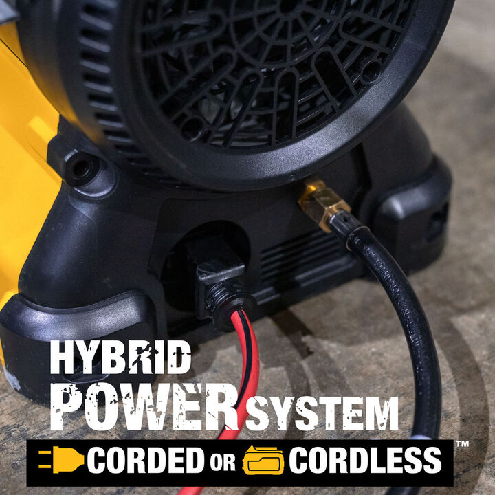 DEWALT 70000 BTU Cordless or Corded Forced Air Propane Heater, large image number 5