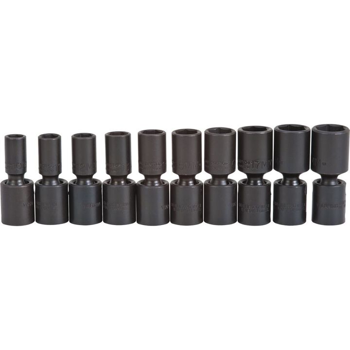 Proto Impact Socket 3/8 Inch Drive 10 Piece Set