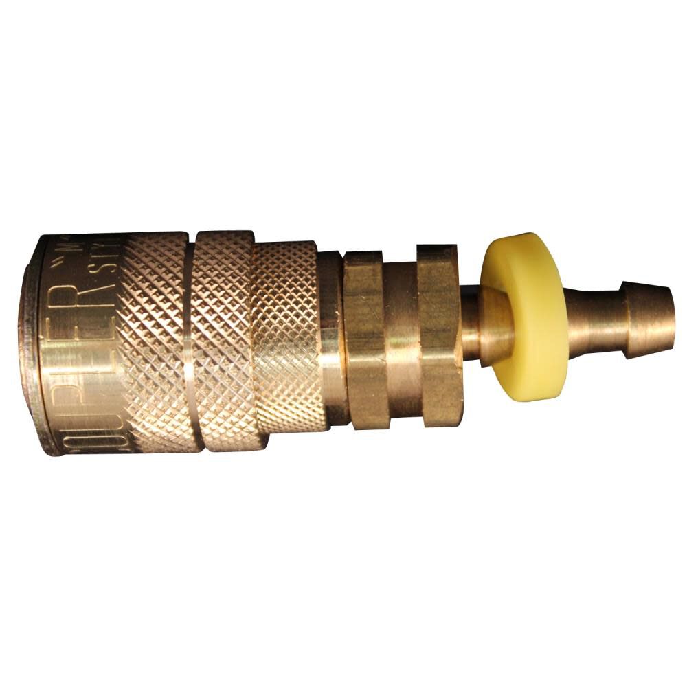 Milton 1717-4 1/4in Hose Barb M-Style Push On and Lock Coupler, large image number 1