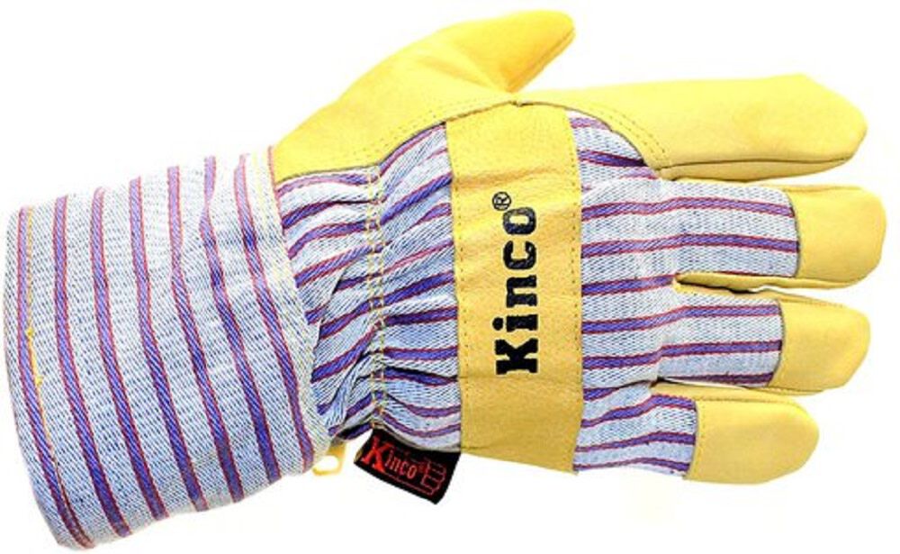 Kinco 1927 Lined Premium Grain Pigskin Palm Gloves with Safety Cuff Small, large image number 8