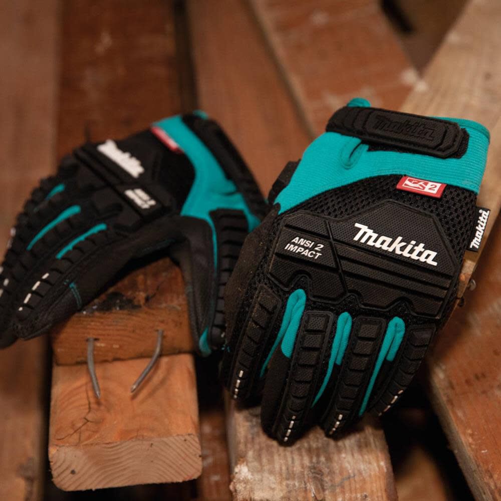 Makita Advanced ANSI 2 Impact Rated Demolition Gloves, large image number 8