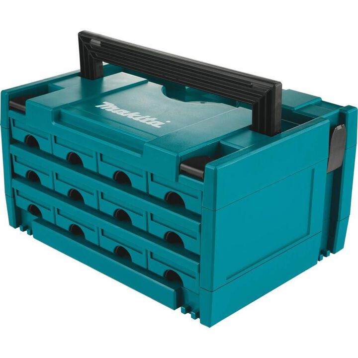 Makita MAKPAC 12 Drawer Interlocking Case 8 1/2in x 15 1/2in x 11 5/8in