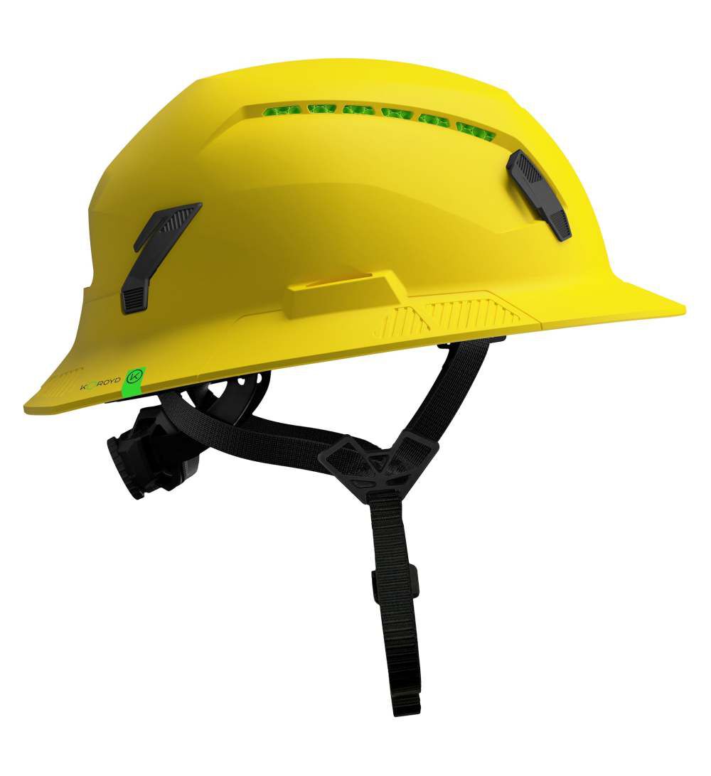 Studson Full Brim Vented Safety Helmet Type 2 Class C Yellow North America Dual-Certification, large image number 5
