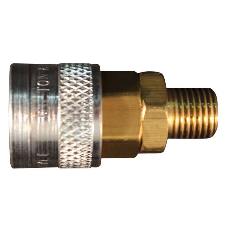 Milton S-756 1/4in MNPT M-Style Push Type Coupler