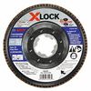 Bosch X LOCK Arbor Type 29 80 Grit Flap Disc 4 1/2in, small image number 1