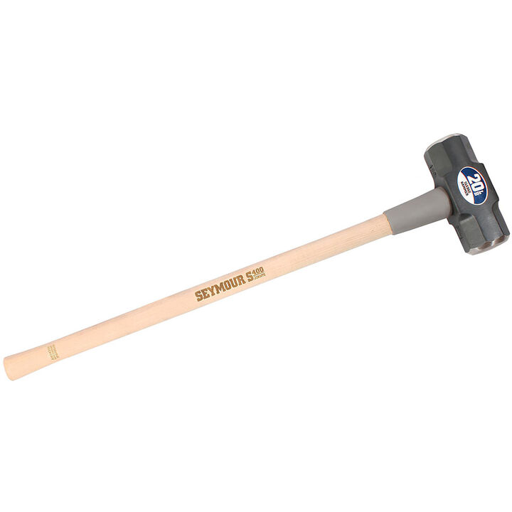 Seymour S400 Jobsite 20 Lbs Sledge Hammer with Hickory Handle