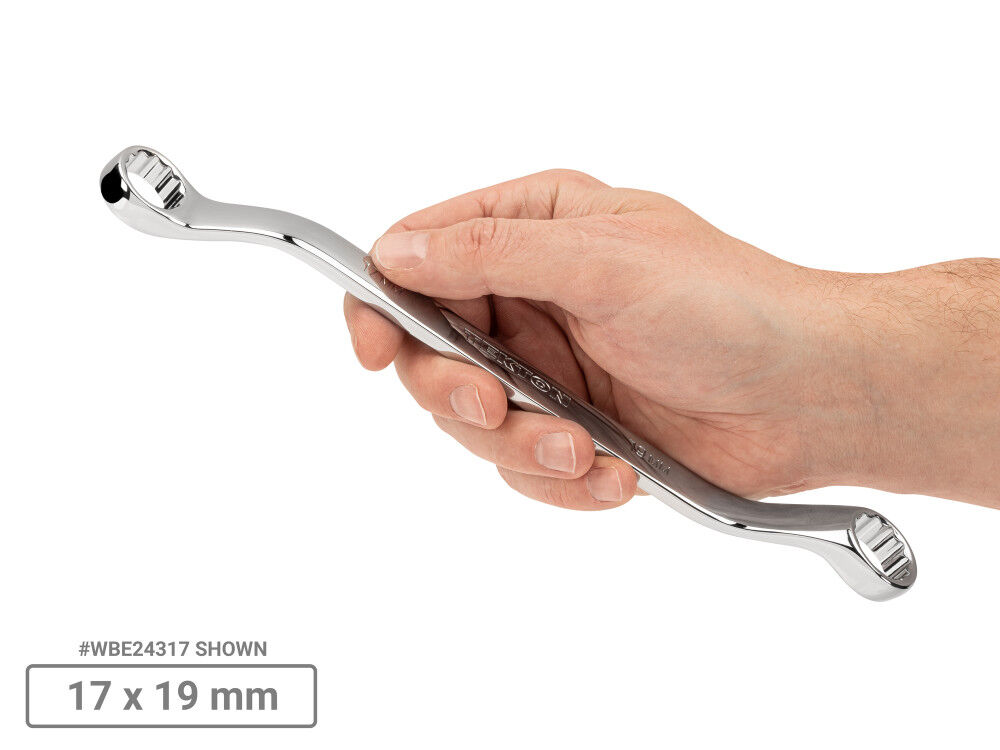 Tekton 45-Degree Offset Box End Wrench Set 12 Piece 1/4-13/16 Inch 6-19 mm, large image number 2