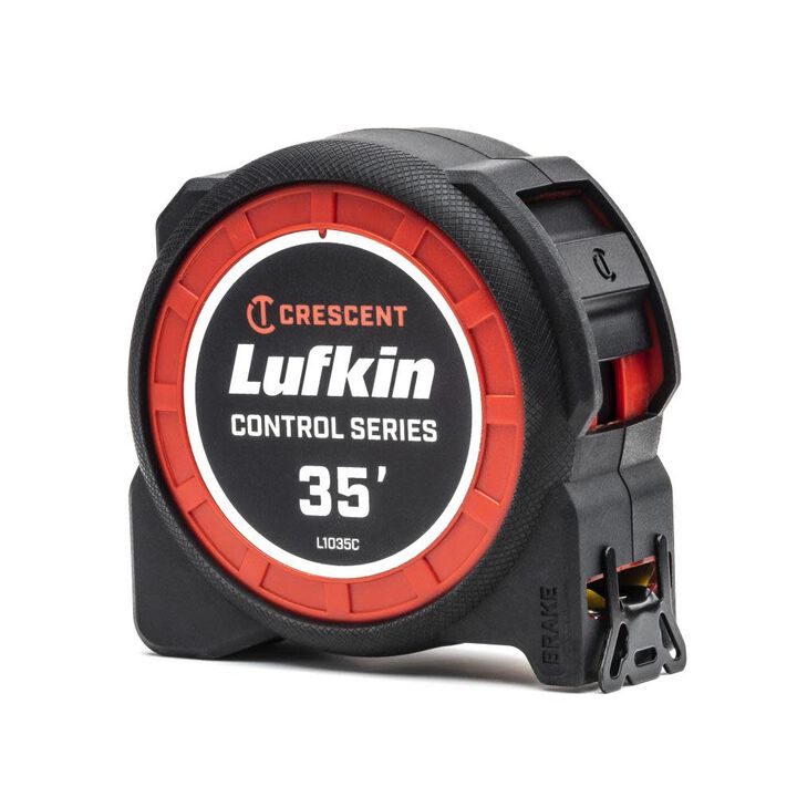 Crescent Lufkin 1-3/16 Inch x 35 Ft. Control Series Yellow Clad Tape Measure, large image number 1
