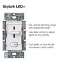 Lutron Skylark LED+ 120V 150W Gloss White 3-Way Dimmer W/Rocker Switch, small image number 3