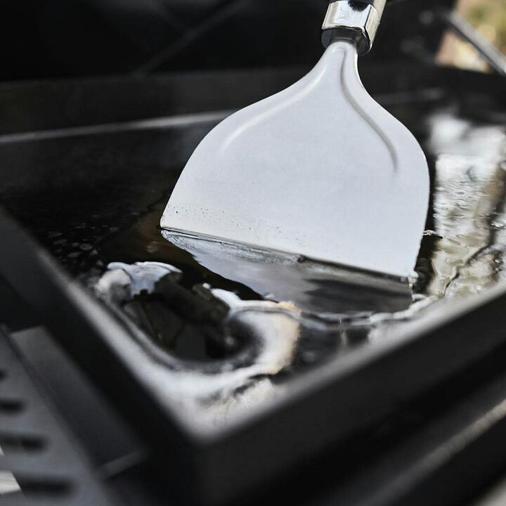 Weber Slate 28 Inch 3 Burners Natural Gas Rust-Resistant Griddle, Black, large image number 2