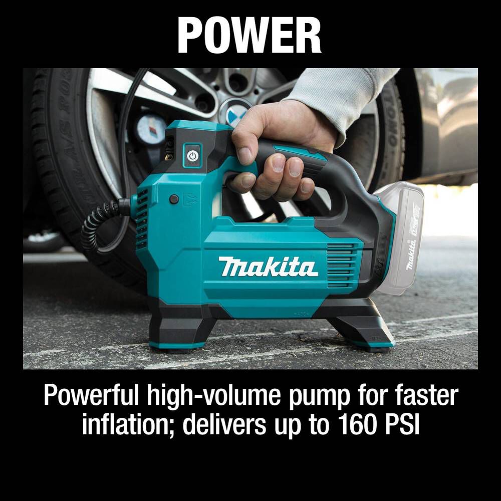 Makita 18V LXT Lithium Ion Cordless High Pressure Inflator (Bare Tool), large image number 3
