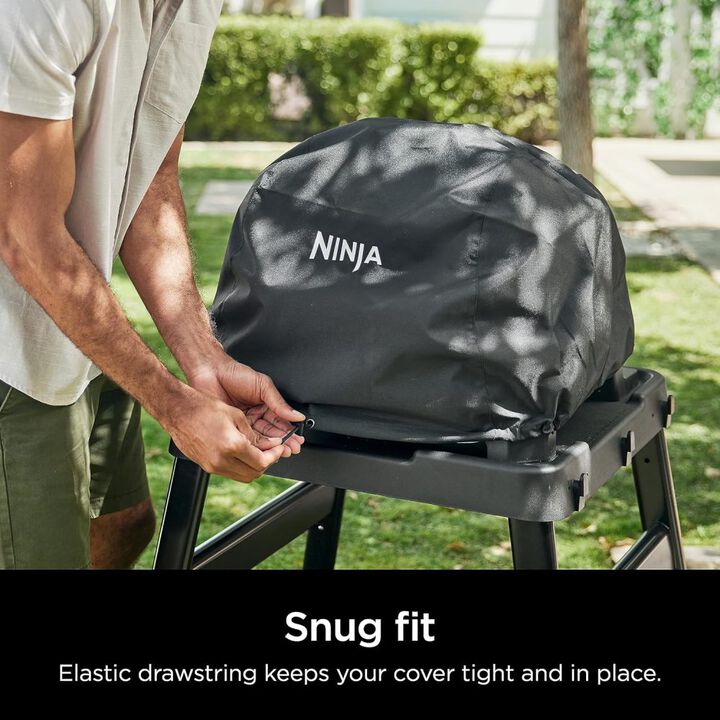 Ninja Woodfire Polyester Premium Grill Cover XL Black, large image number 3