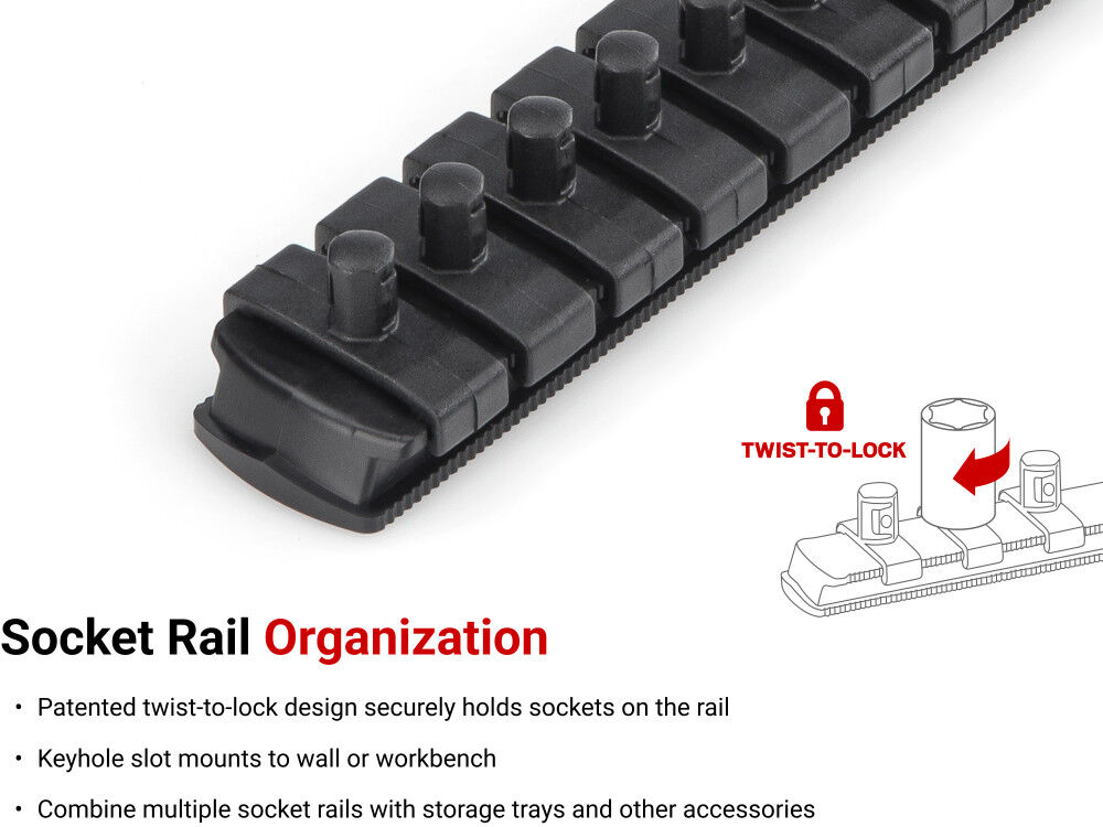 Tekton 1/4 Inch 12 Point Socket Set, 11 Pieces (5/32-9/16 Inch), large image number 6