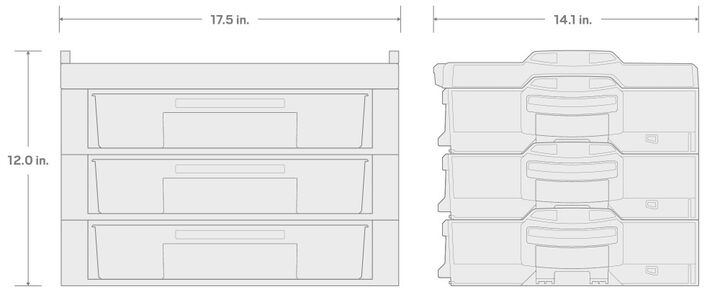 Tekton 3/8 Shallow and Deep 12 Point Socket and Ratchet Set with Stacking Organizer, 83 Pieces, large image number 6