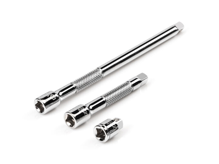 Tekton 1/4 Inch Drive Extension Set, 3 Pieces