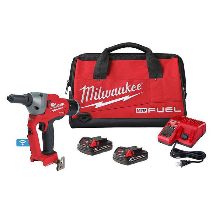 Milwaukee M18 FUEL 1/4inch Blind Rivet Tool with ONE-KEY Kit, large image number 17