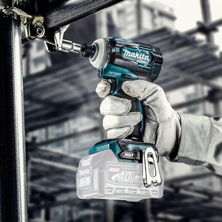 Makita XGT 40V Max Impact Driver 4 Speed (Bare Tool) & ImpactX 100 pc. Driver Bit Set Bundle, large image number 4