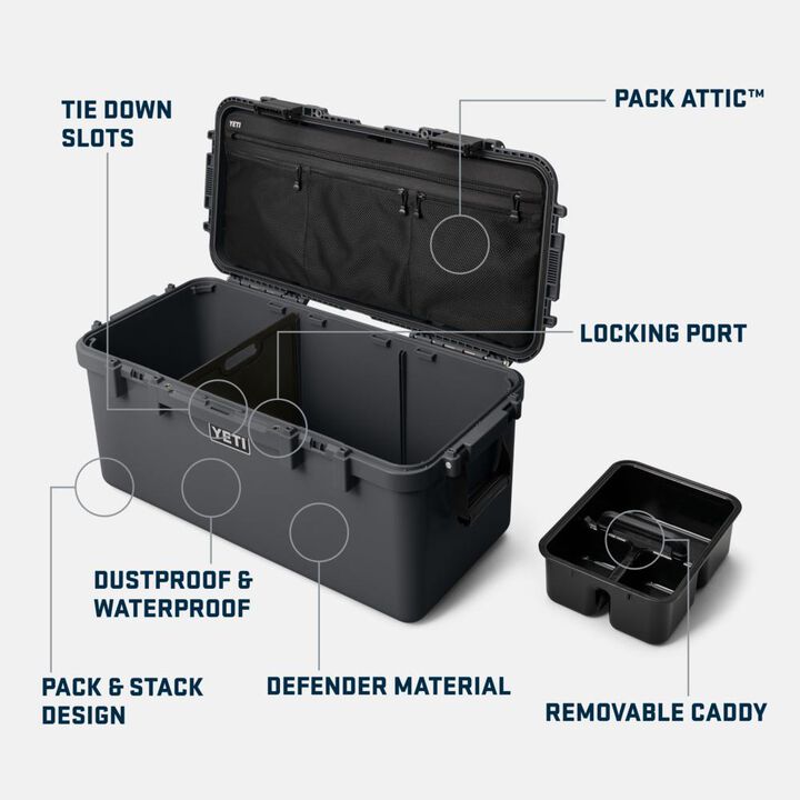 YETI Loadout GoBox 60 Gear Case King Crab Orange, large image number 11