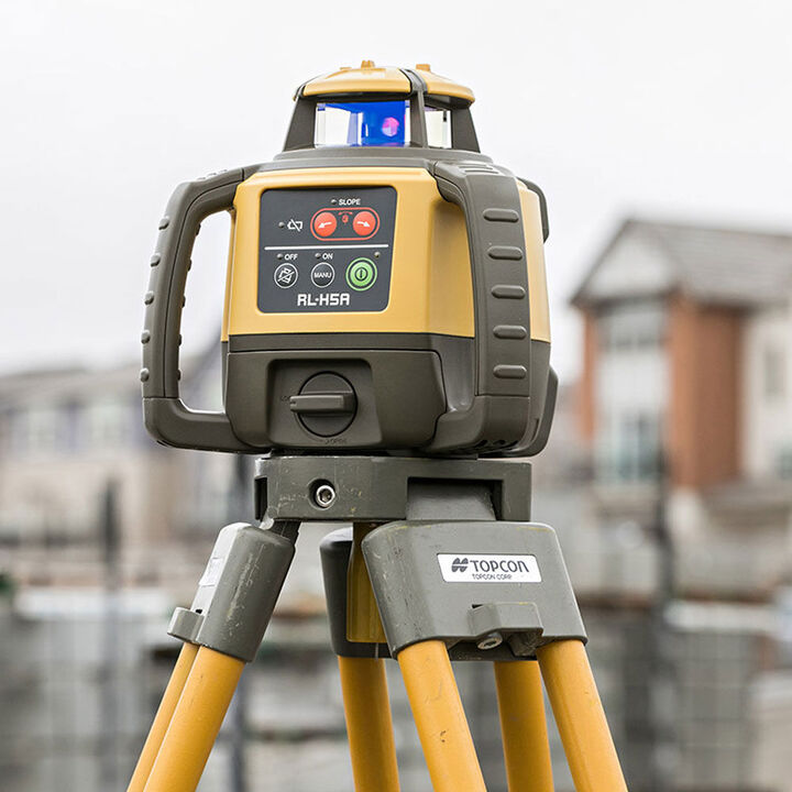 Topcon RL-H5A Laser Kit with Tripod & 13' Fiberglass in Inches, large image number 3