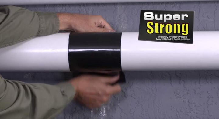 Flex Seal 12 In. x 10 ft. Flex Tape Rubberized Waterproof Tape - Black, large image number 1