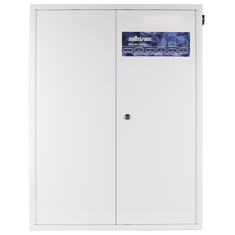 Sellstrom Monitor 2000 Germicidal Eyewear Cabinet White, large image number 3