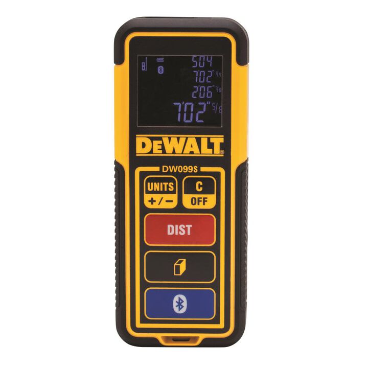 DEWALT 100 ft Bluetooth-Enabled Laser Distance Measurer