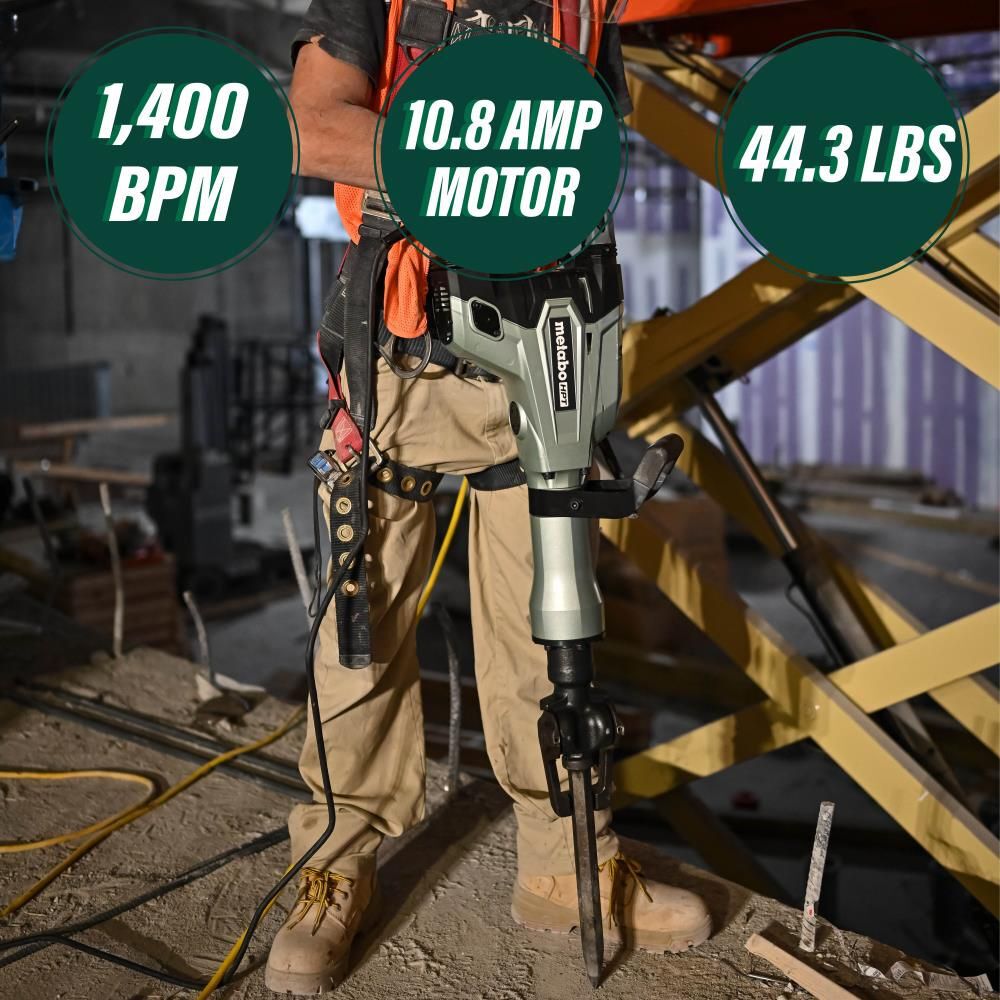 Metabo HPT Breaking Hammer with UVP 40lb AHB 1 1/8, large image number 2