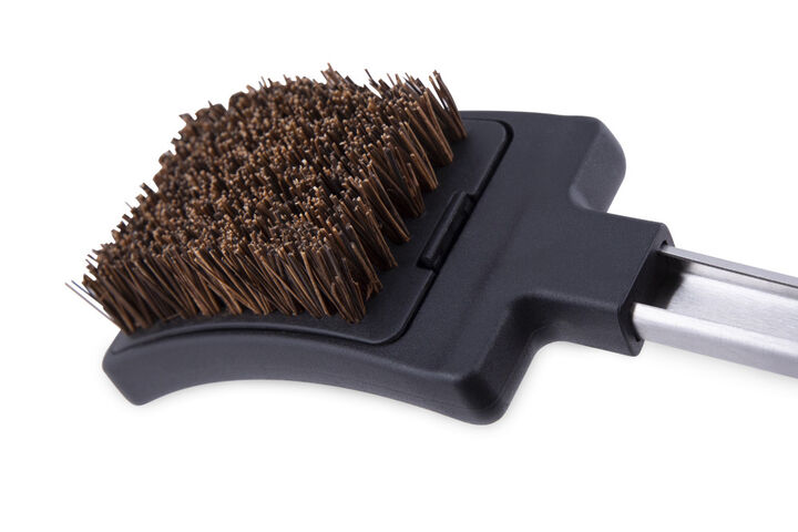 Broil King Grill Brush Heavy Duty Extra Long Palmyra Bristle, large image number 2