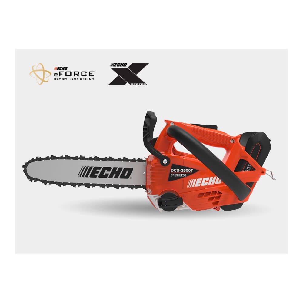 Echo 56V 12inch Chainsaw Bar & Chain 50.4V 2.5Ah Battery Powered Kit, large image number 4