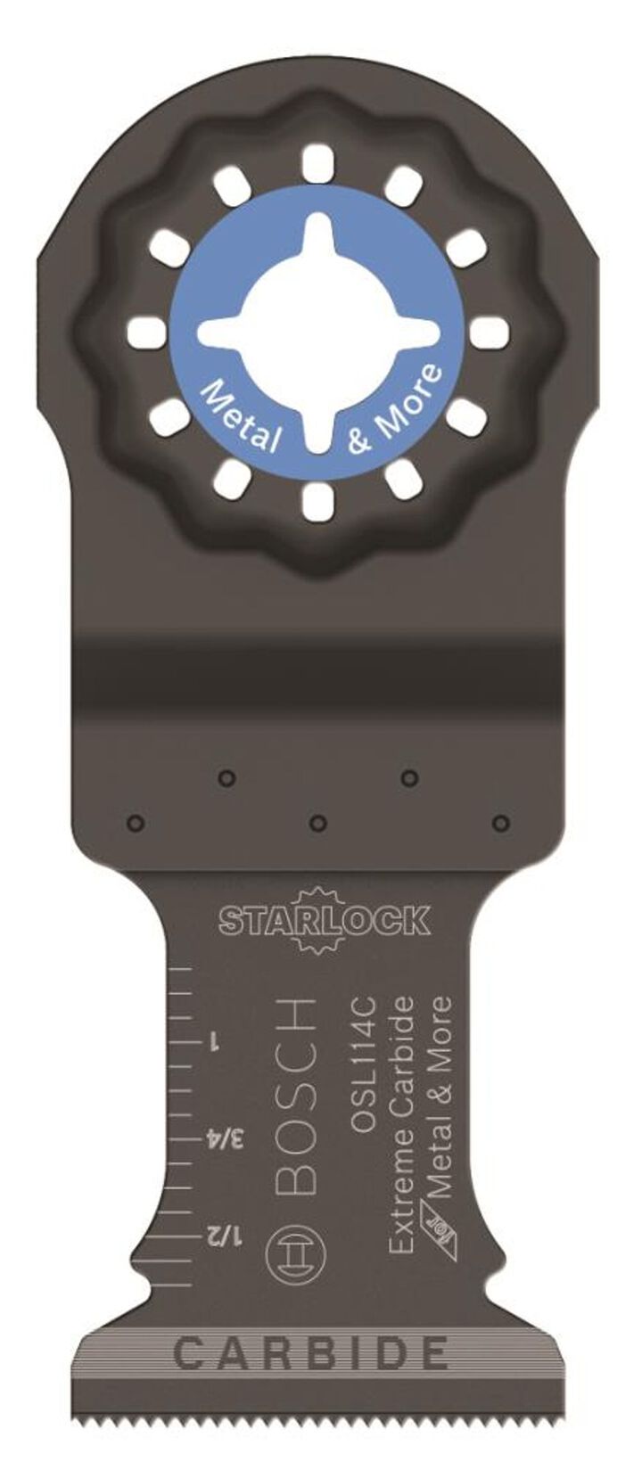 Bosch 1-1/4 Inch Starlock Oscillating Multi Tool Carbide Plunge Cut Blade