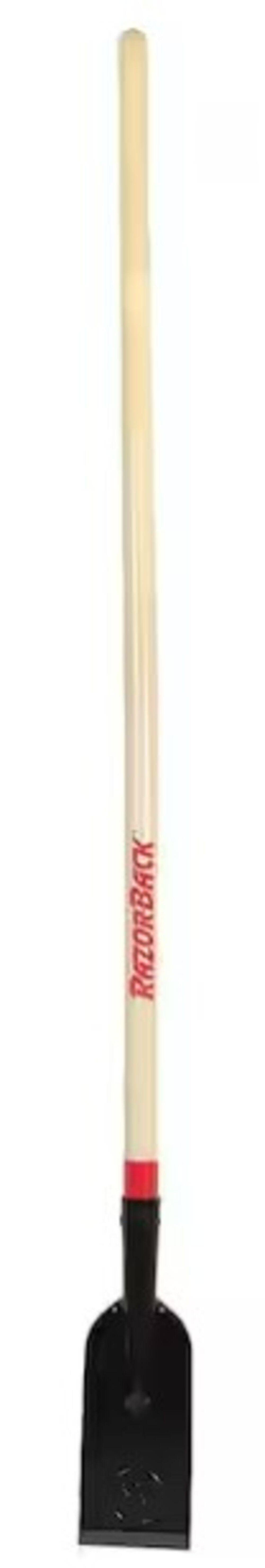 Razorback 4 Inch Forged-Steel Sidewalk Scraper with Wooden Handle, large image number 1