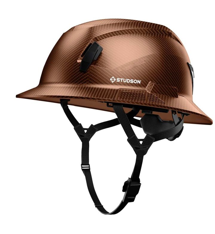 Studson Full Brim Non-Vented Safety Helmet Type 2 Class E Fiber Metal