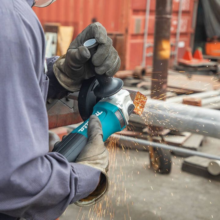 Makita 4-1/2in / 5in Paddle Switch Angle Grinder with Non-Removable Guard, large image number 10