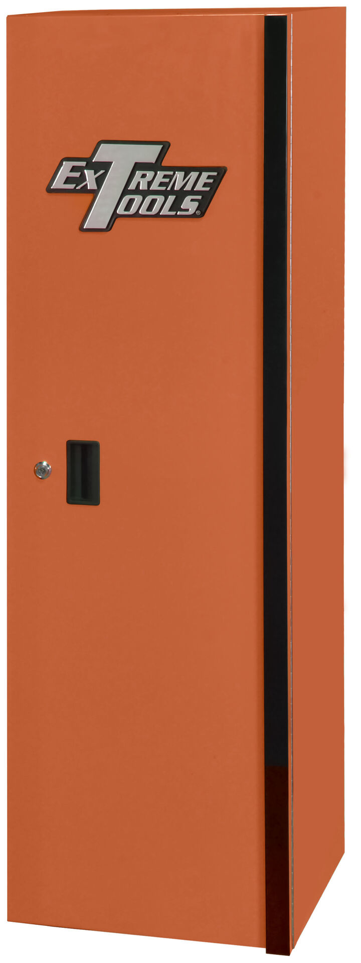 Extreme Tools RX Series 19 Inch W x 25 Inch D 3 Drawer and 3 Shelf Side Locker Orange with Black