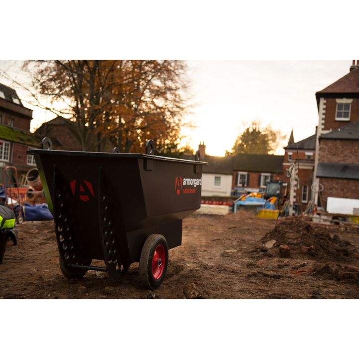 Armorgard 10-Gauge Steel 1650 Lbs Rubble Truck, Black/Grey, large image number 12