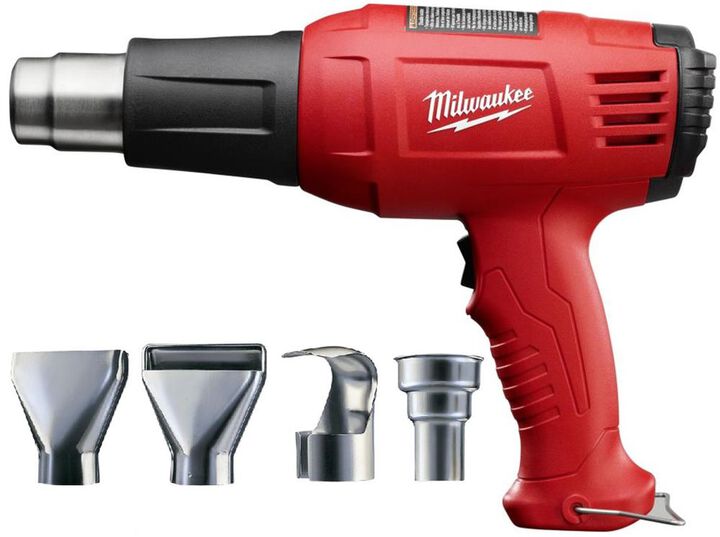 Milwaukee 11.6A Dual Temp Heat Gun & Accessory Assortment Bundle