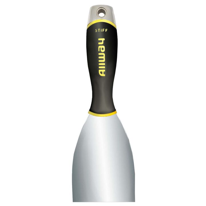Allway Tools 3in Stiff Soft Grip Carbon Bl Scraper with Hammer End