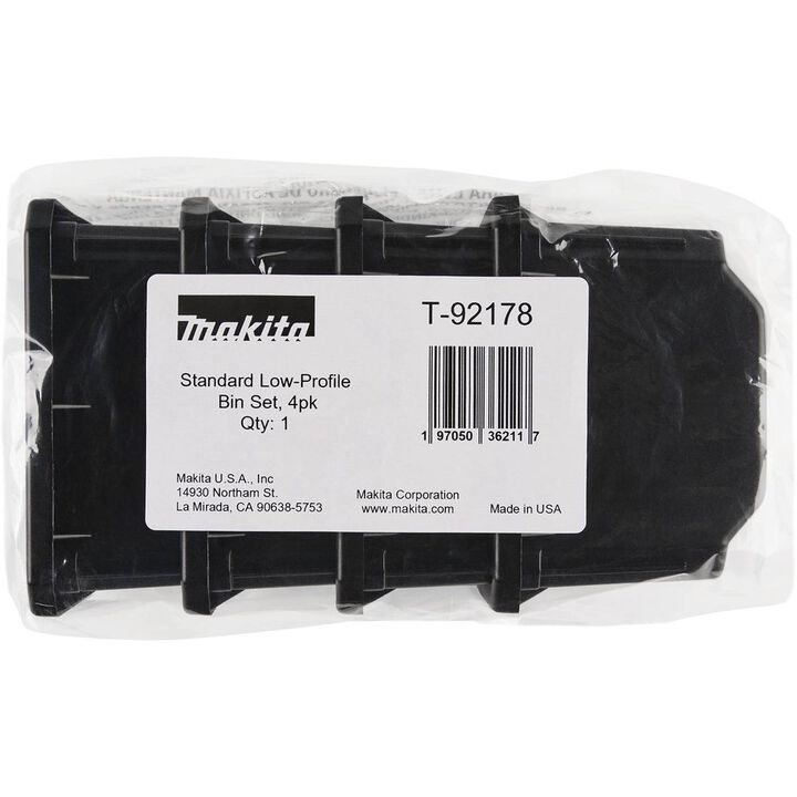Makita MAKTRAK Low-Profile Standard Organizer Bin Set 4 Pieces, large image number 2