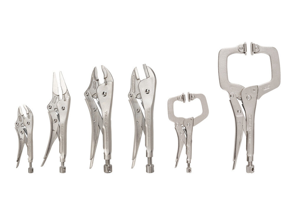 Tekton Locking Pliers and Swivel C-Clamp Set, 6 Pieces, large image number 2