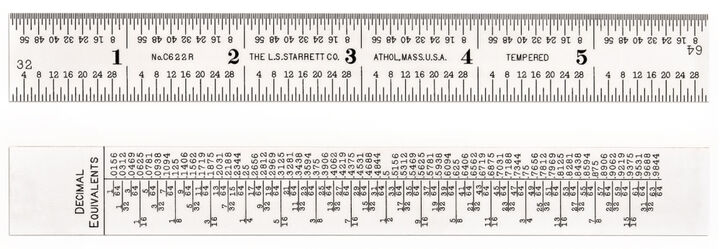 Starrett No. C622 Series Steel Rules