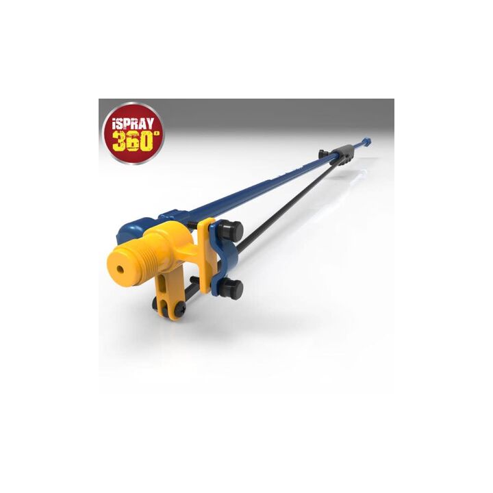 Monkey Rung iSpray360 44 Inch Length Spray Pole with Roller Holder & Brush Holder, large image number 1
