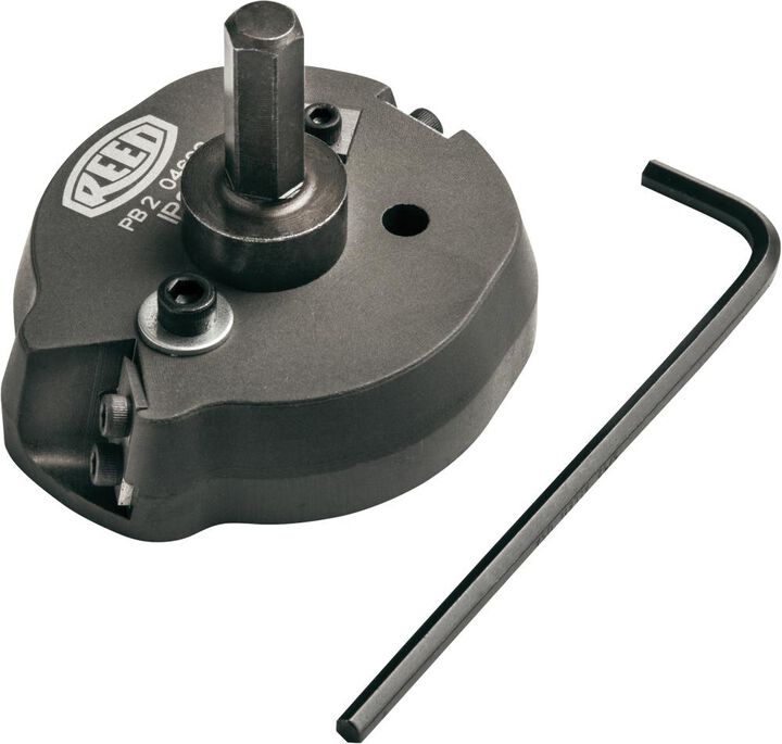 Reed Mfg Chamfer Tool for Plastic Pipe, 2 Inch Drill Powered PB2 (04662)