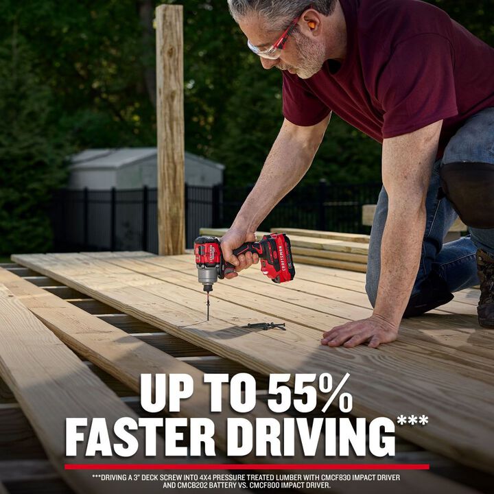 CRAFTSMAN V20 BRUSHLESS RP Cordless 1/4 Inch Impact Driver Kit, large image number 4