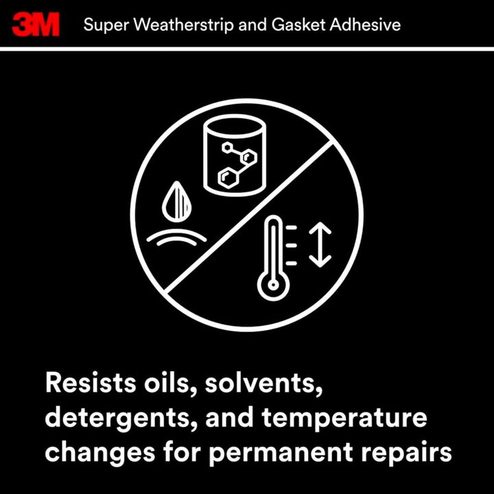 3M Bondo 5 Oz Tube Super Weatherstrip and Gasket Adhesive, Black, large image number 5