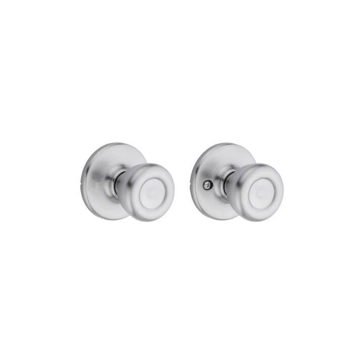 Kwikset Satin Chrome Hall/Closet Tylo Passage Door Knob Set
