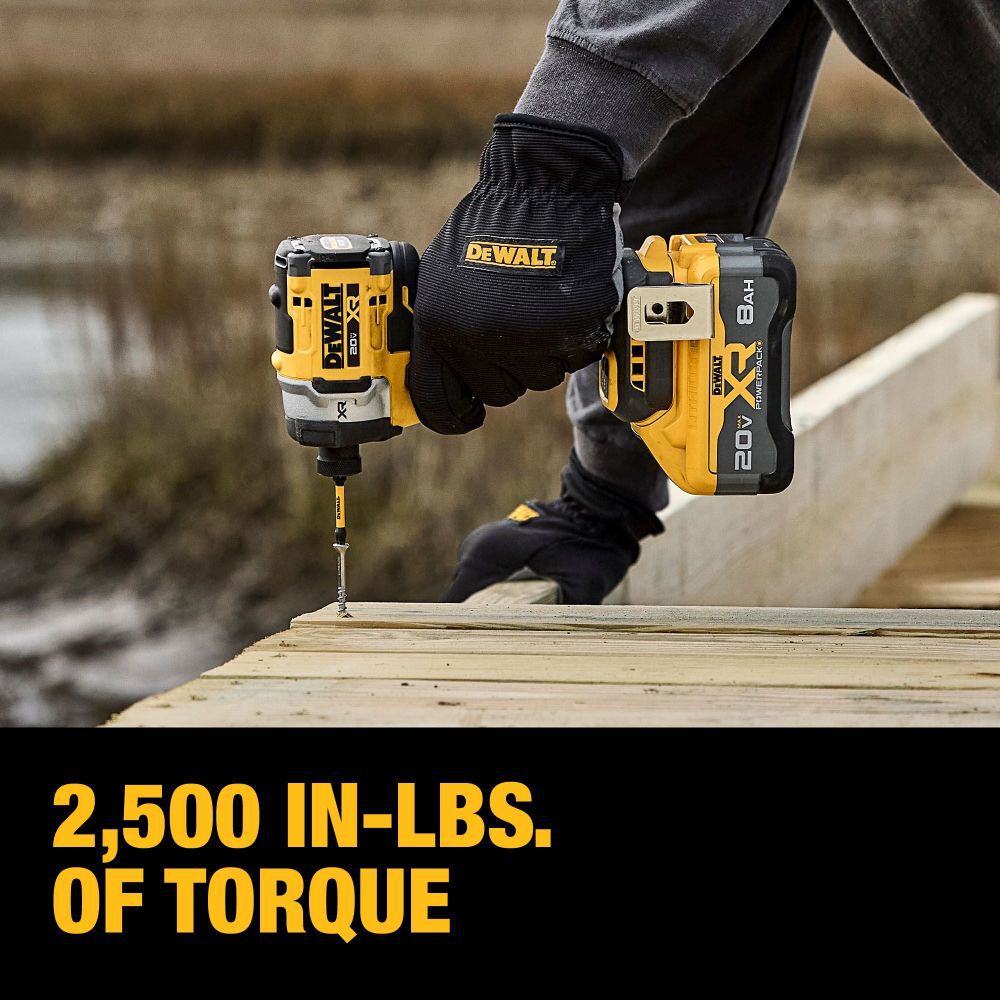 DEWALT 20V MAX XR 3-Speed 1/4 Inch High Torque Impact Driver Kit, large image number 7