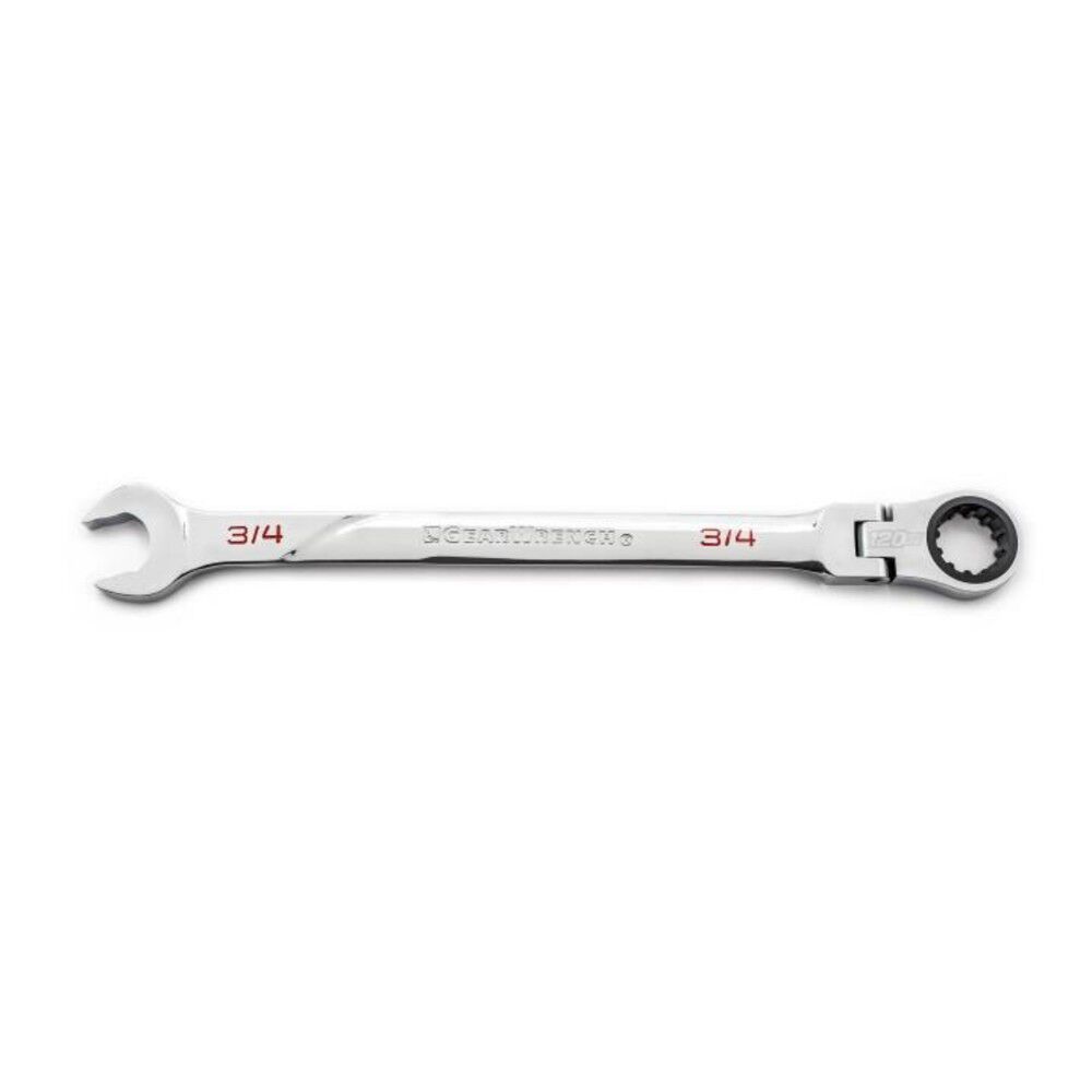 GEARWRENCH 120XP Flex Combination Ratcheting Wrench Universal Spline XL 3/4 In., large image number 1