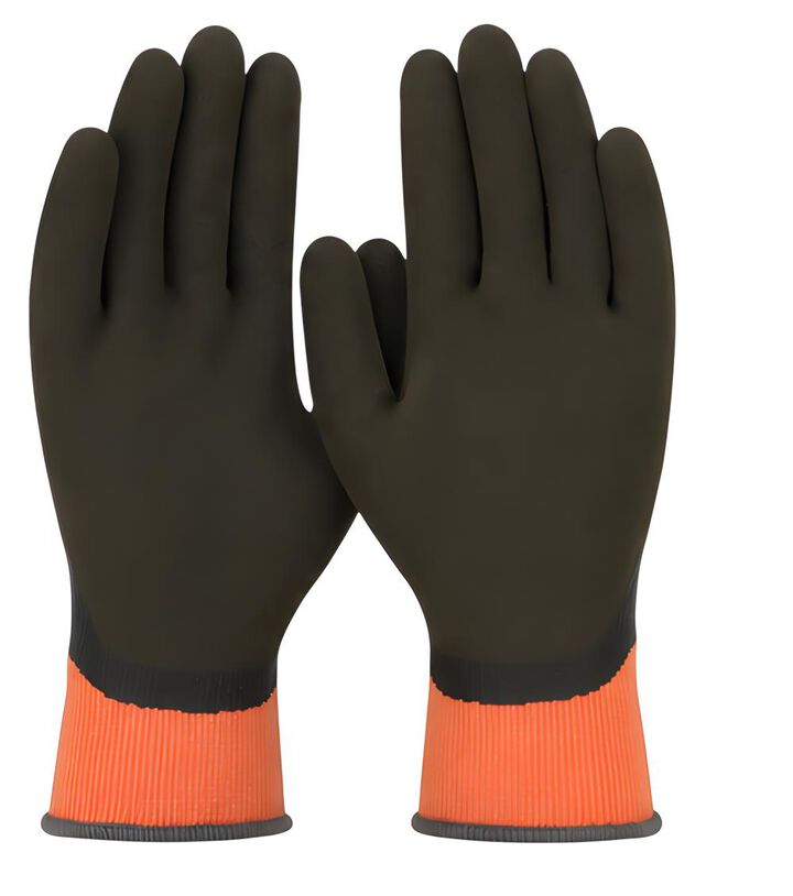 Protective Industrial Products PowerGrab Thermodex Hi-Vis Orange Gloves Small, large image number 1