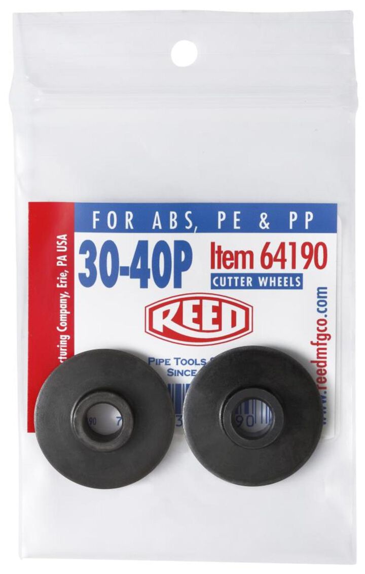 Reed Mfg 2-Pack Cutter Wheel for ABS/PE/PP 2pk 2PK-30-40P (64190)