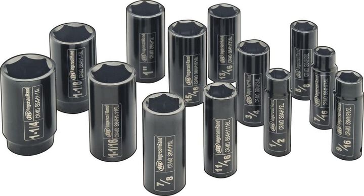 Ingersoll Rand 1/2in Drive Deep SAE Impact Socket Set 13pc